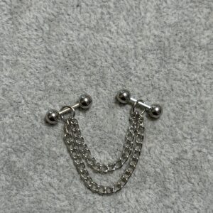 پیرسینگ زنجیری 2 تایی