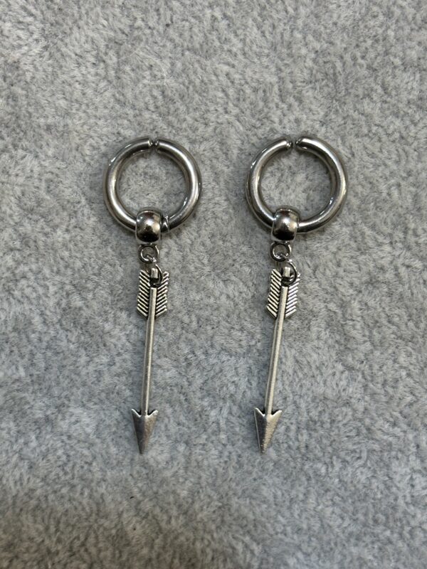 پیرسینگ حلقه ای فیک تیر - تصویر 1