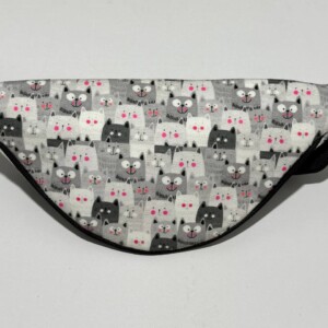 کیف کمری طرح گربه لپ صورتی تک زیپ