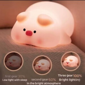 چراغ خواب سیلیکونی خوک