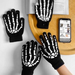 دستکش بافت تاچ اسكلتي